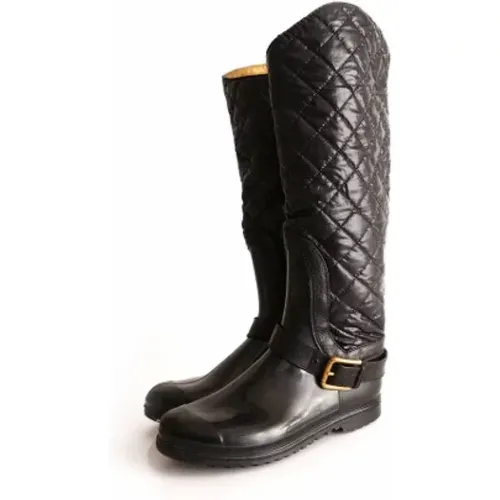 Pre-owned Nylon boots , female, Sizes: 6 UK - Dolce & Gabbana Pre-owned - Modalova