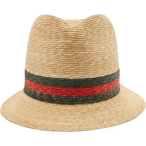 Pre-owned Accessories, female, , Size: ONE SIZE Pre-owned Cotton hats - Gucci Vintage - Modalova