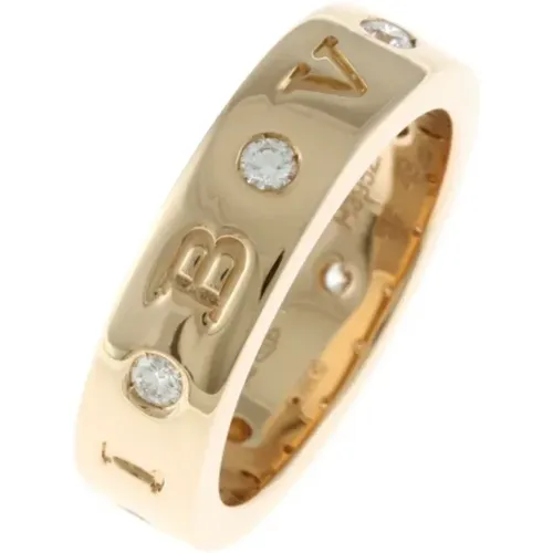 Pre-owned Gold rings , female, Sizes: ONE SIZE - Bvlgari Vintage - Modalova