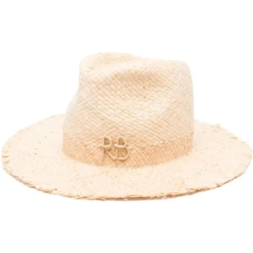 Straw Basket Weave Hat , female, Sizes: S, M - Ruslan Baginskiy - Modalova