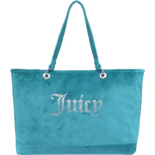 Chic Tote Bag with Zip Closure , female, Sizes: ONE SIZE - Juicy Couture - Modalova