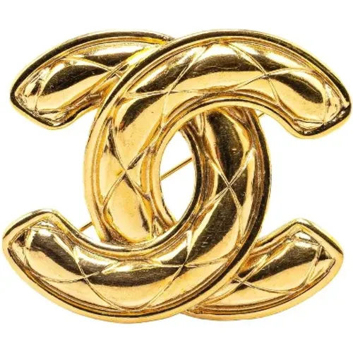 Pre-owned Jewellery, female, , Size: ONE SIZE Pre-owned Metal brooches - Chanel Vintage - Modalova