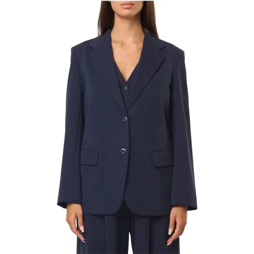 Cotton Jersey Blazer , female, Sizes: XS, S - Max Mara Weekend - Modalova