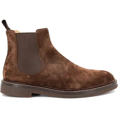 Italian Suede Ankle Boots Urban Style , male, Sizes: 11 UK, 8 UK, 10 1/2 UK, 9 UK, 7 1/2 UK, 9 1/2 UK, 10 UK - BRUNELLO CUCINELLI - Modalova