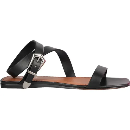 Flat Sandals Lauren Style , female, Sizes: 8 UK - Paris Texas - Modalova