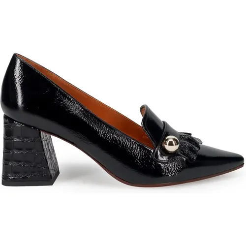 Schwarze Lackleder Flache Schuhe , Damen, Größe: 35 EU - Chie Mihara - Modalova