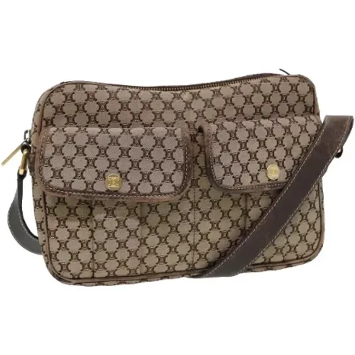 Pre-owned Cross Body Bags, female, , Size: ONE SIZE Pre-owned Canvas celine-bags - Celine Vintage - Modalova