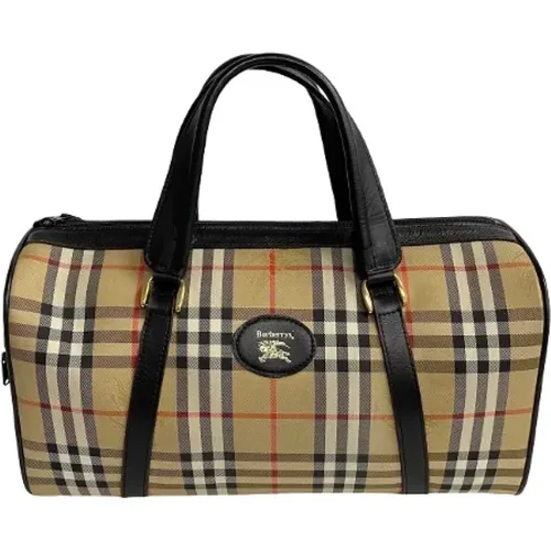 Pre-owned Canvas travel-bags , female, Sizes: ONE SIZE - Burberry Vintage - Modalova