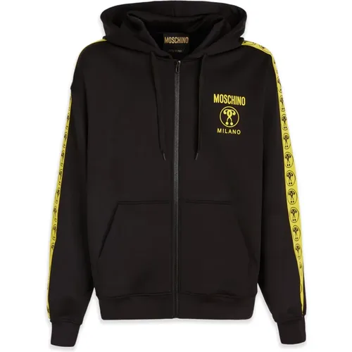 Zip-throughs, male, , Size: L Zip-throughs - Moschino - Modalova