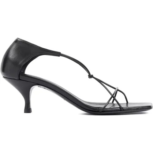 Toteme Leather Knot Sandal , female, Sizes: 7 UK, 3 UK - TotêMe - Modalova