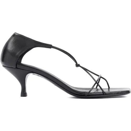 Toteme Leather Knot Sandal , female, Sizes: 7 UK, 6 UK - TotêMe - Modalova