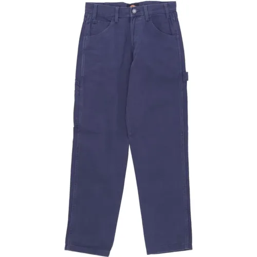 Navy Chinos Streetwear Hose , Herren, Größe: W28 - Dickies - Modalova