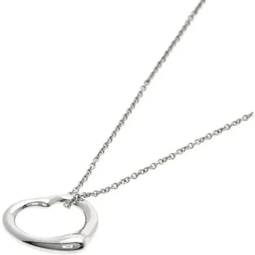 Pre-owned Jewellery, female, , Size: ONE SIZE Pre-owned Silver necklaces - Tiffany & Co. Pre-owned - Modalova