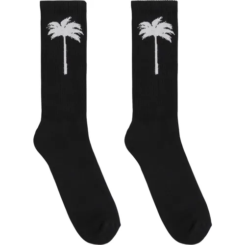 Socks, male, , Size: S Socks made of cotton blend - Palm Angels - Modalova