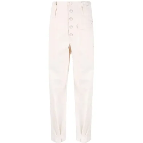 Darlena High-Waist Trousers , female, Sizes: XS - Isabel marant - Modalova