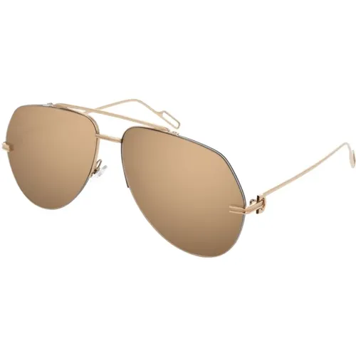 Sunglasses, unisex, , Size: ONE SIZE Stylish Ct0170S Sunglasses - Cartier - Modalova