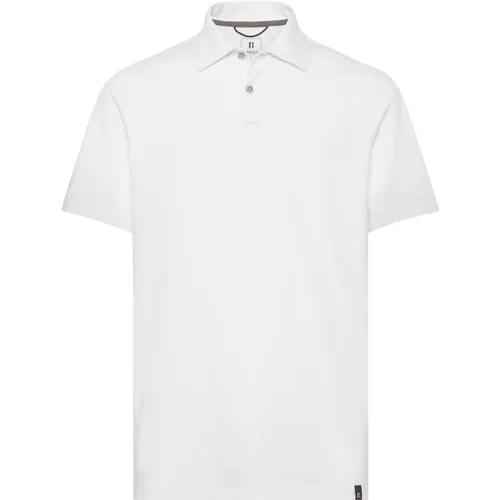 Hochleistungs-Piqué-Polo-Shirt , Herren, Größe: XL - Boggi Milano - Modalova