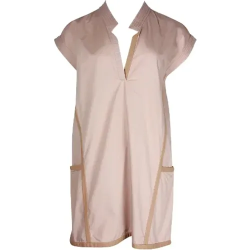 Pre-owned Cotton dresses , female, Sizes: S - Hermès Vintage - Modalova