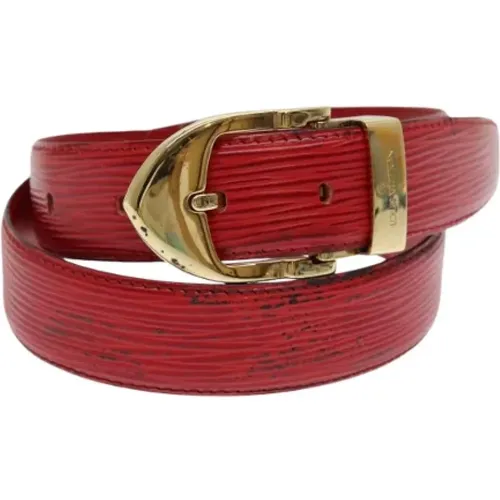 Pre-owned Belts, female, , Size: ONE SIZE Pre-owned Leather belts - Louis Vuitton Vintage - Modalova