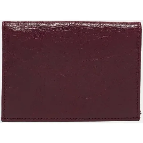 Pre-owned Leather wallets , female, Sizes: ONE SIZE - Balenciaga Vintage - Modalova