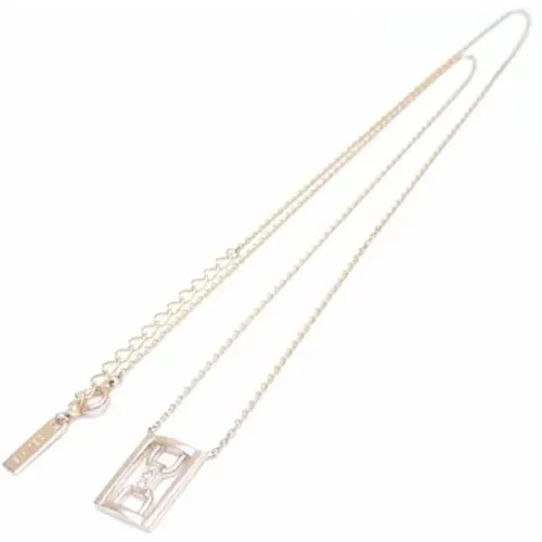 Pre-owned Rose Gold necklaces , female, Sizes: ONE SIZE - Celine Vintage - Modalova