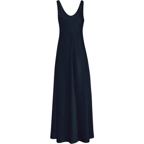 Silk Satin Sleeveless Maxi Dress , female, Sizes: M - Forte Forte - Modalova