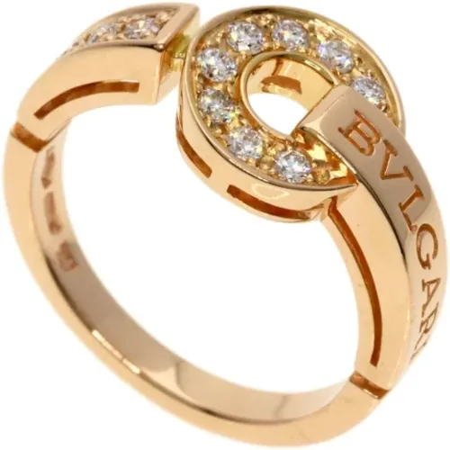 Pre-owned Jewellery, female, , Size: ONE SIZE Pre-owned Rose Gold rings - Bvlgari Vintage - Modalova