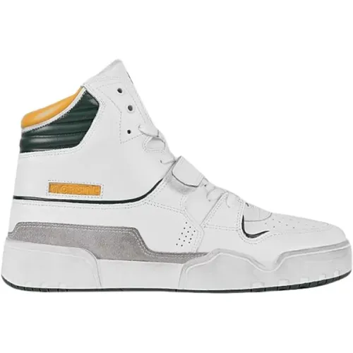 High-Top Sneakers with Green Accents , male, Sizes: 7 UK, 9 UK, 11 UK, 6 UK - Isabel marant - Modalova