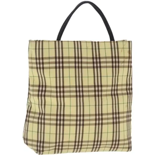 Pre-owned Tote Bags, female, , Size: ONE SIZE Pre-owned Canvas handbags - Burberry Vintage - Modalova