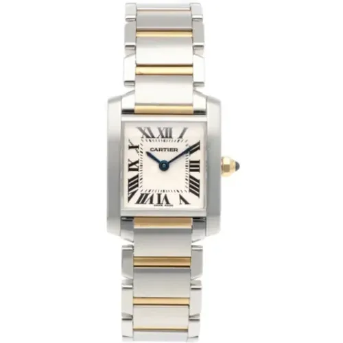 Pre-owned Stainless Steel watches , female, Sizes: ONE SIZE - Cartier Vintage - Modalova