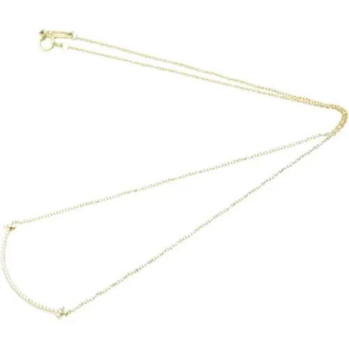 Pre-owned Jewellery, female, , Size: ONE SIZE Pre-owned Gold necklaces - Tiffany & Co. Pre-owned - Modalova