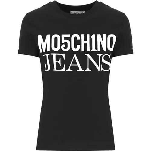 T-Shirts , Damen, Größe: M - Moschino - Modalova