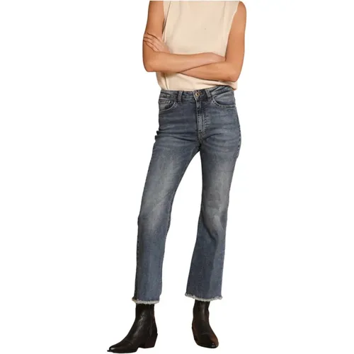 Olivia Damen Denim Slim Fit Hose , Damen, Größe: W28 - Mason's - Modalova