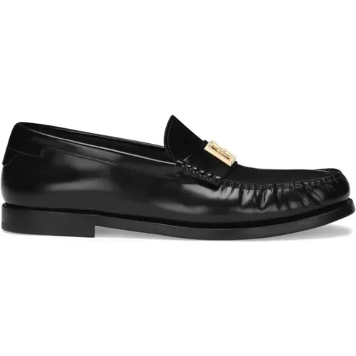 Flat Shoes for Women , male, Sizes: 5 UK, 10 UK, 6 UK, 8 UK, 9 UK, 7 UK - Dolce & Gabbana - Modalova