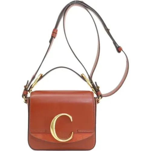 Pre-owned Cross Body Bags, female, , Size: ONE SIZE Pre-owned Leather shoulder-bags - Chloé Pre-owned - Modalova