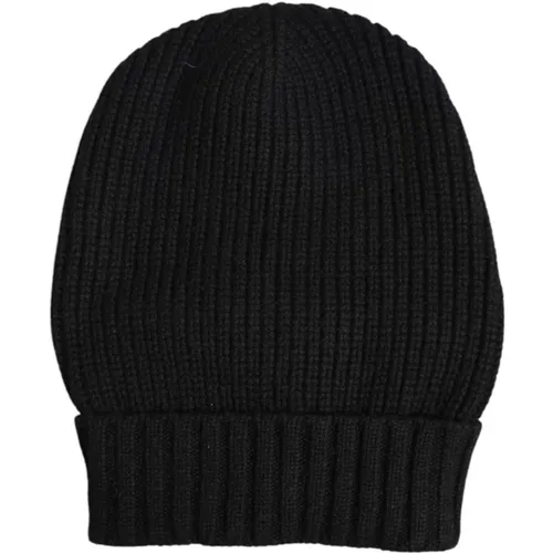 Beanies, female, , Size: ONE SIZE Luxurious Cashmere Knit Beanie Hat - Dolce & Gabbana - Modalova