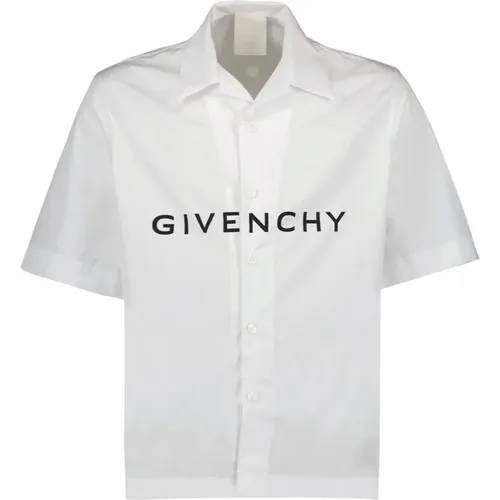 Boxy Hemd , Herren, Größe: M - Givenchy - Modalova