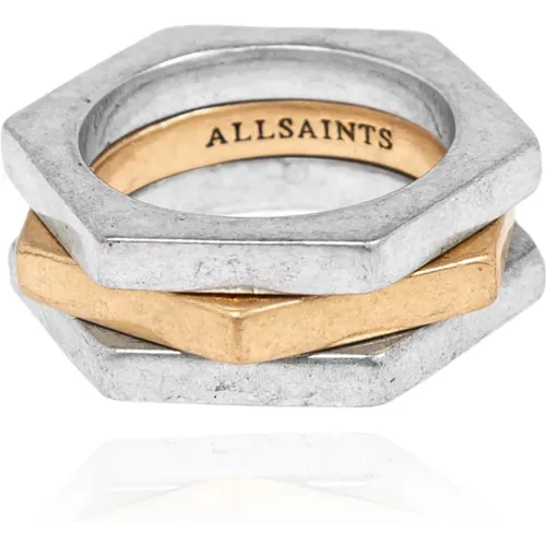 Rings, female, , Size: L Brass ring Alexis - AllSaints - Modalova