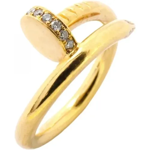 Pre-owned Jewellery, female, , Size: ONE SIZE Pre-owned Gold rings - Cartier Vintage - Modalova