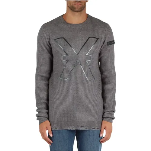 Wollmischung Logo Print Pullover - Richmond - Modalova