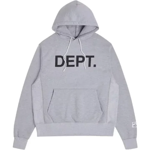 Hoodies, male, , Size: 2XL Heather Grey Pullover Hoodie - Gallery Dept. - Modalova