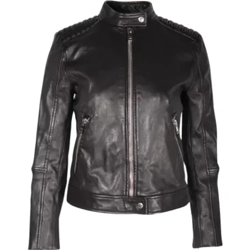Pre-owned Leather outerwear , female, Sizes: S - Prada Vintage - Modalova