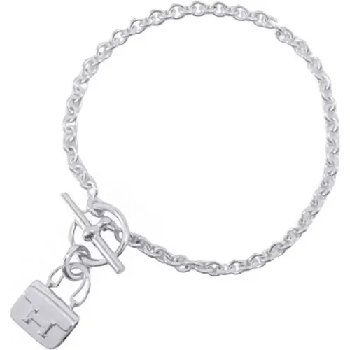 Pre-owned Jewellery, female, , Size: ONE SIZE Pre-owned Silver bracelets - Hermès Vintage - Modalova