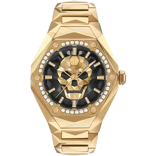 Watches, male, , Size: ONE SIZE Men's Watch The $Kull Spikes - Philipp Plein - Modalova