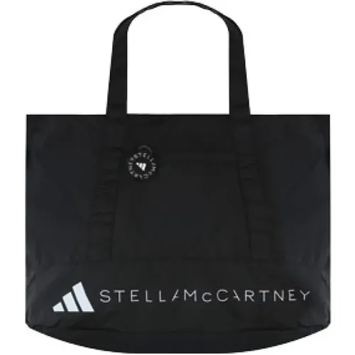 Nylon Tote Bag with Logo Print , female, Sizes: ONE SIZE - adidas by stella mccartney - Modalova