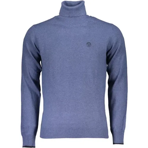 Elegant Turtleneck Sweater with Embroidery , male, Sizes: 2XL, 3XL - North Sails - Modalova