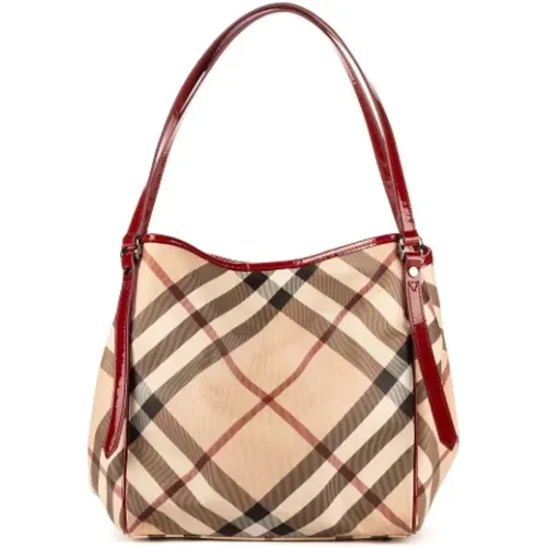 Pre-owned Coated canvas totes , female, Sizes: ONE SIZE - Burberry Vintage - Modalova