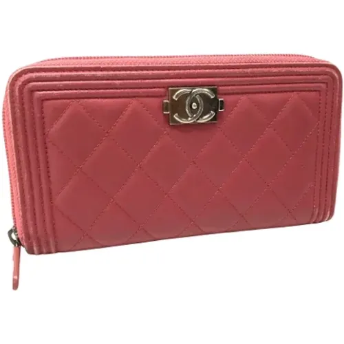 Pre-owned Wallets, female, , Size: ONE SIZE Pre-owned Leather wallets - Chanel Vintage - Modalova