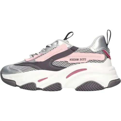 Niedrige Sneakers Possession in Rosa , Damen, Größe: 40 EU - Steve Madden - Modalova