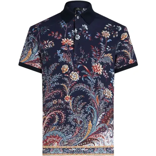 Decorative Floral Paisley Print T-shirts and Polos , male, Sizes: L, S - ETRO - Modalova